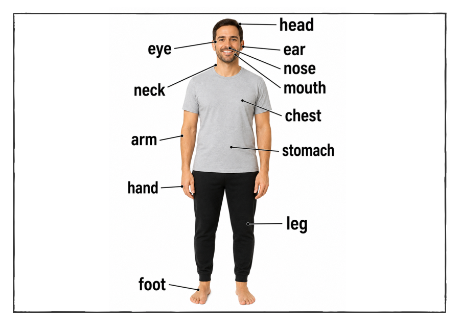 Body Parts activity preview